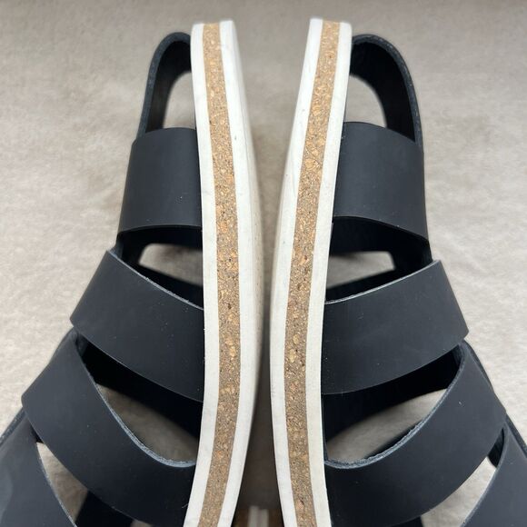NEW Robert Clergerie Bruce Black Nubuck Leather Sandals Men EU‎ 42 US 9 Casual main image 5